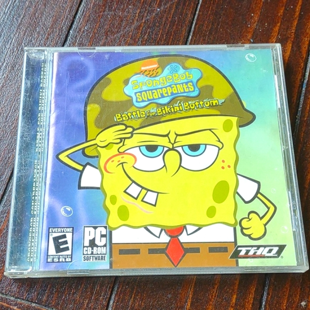 SpongeBob Battle for Bikini Bottom PC Game Retro Y2K Nostalgia